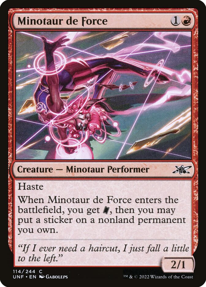 Minotaur de Force card front