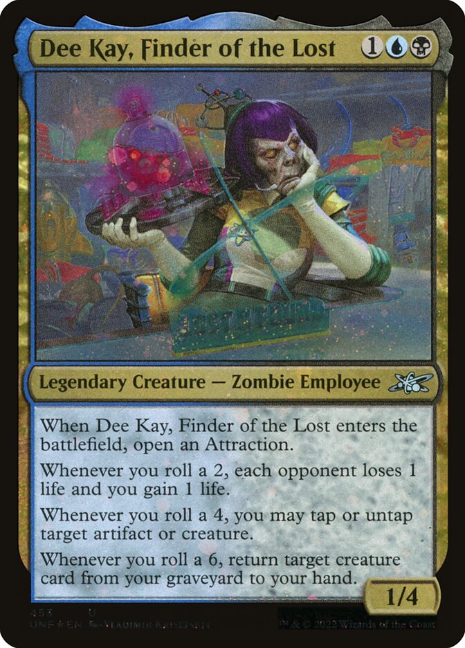 Dee Kay, Finder of the Lost card front