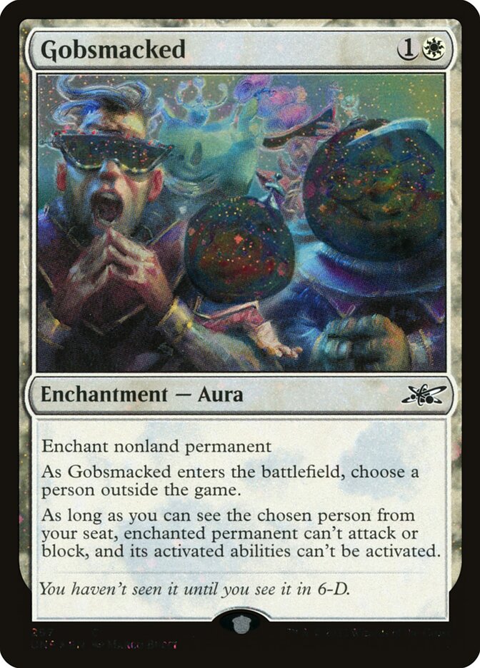 Gobsmacked card front