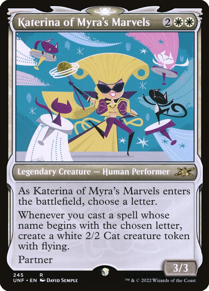 Katerina of Myra's Marvels card front