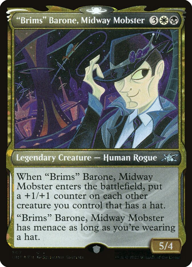 "Brims" Barone, Midway Mobster card front