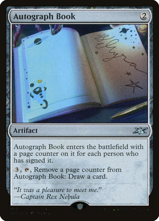 Autograph Book card front