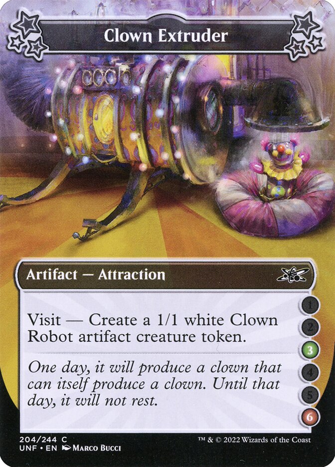Clown Extruder card front