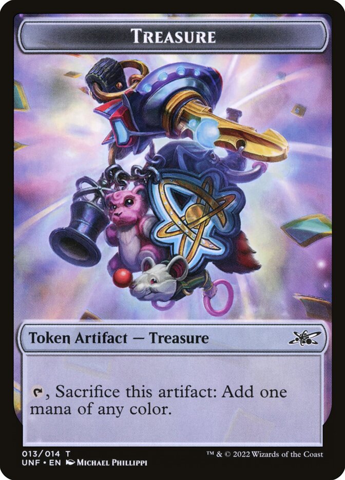 Treasure card front