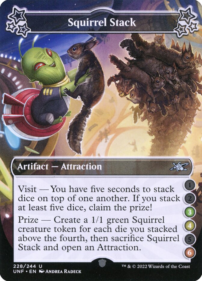 Squirrel Stack card front