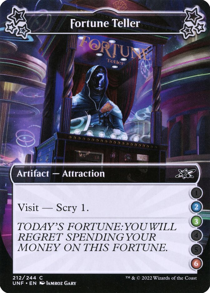 Fortune Teller card front