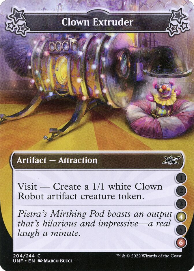 Clown Extruder card front