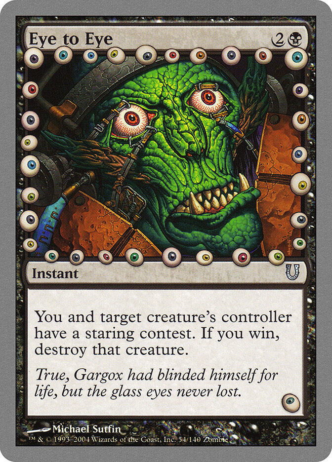 Eye to Eye card front