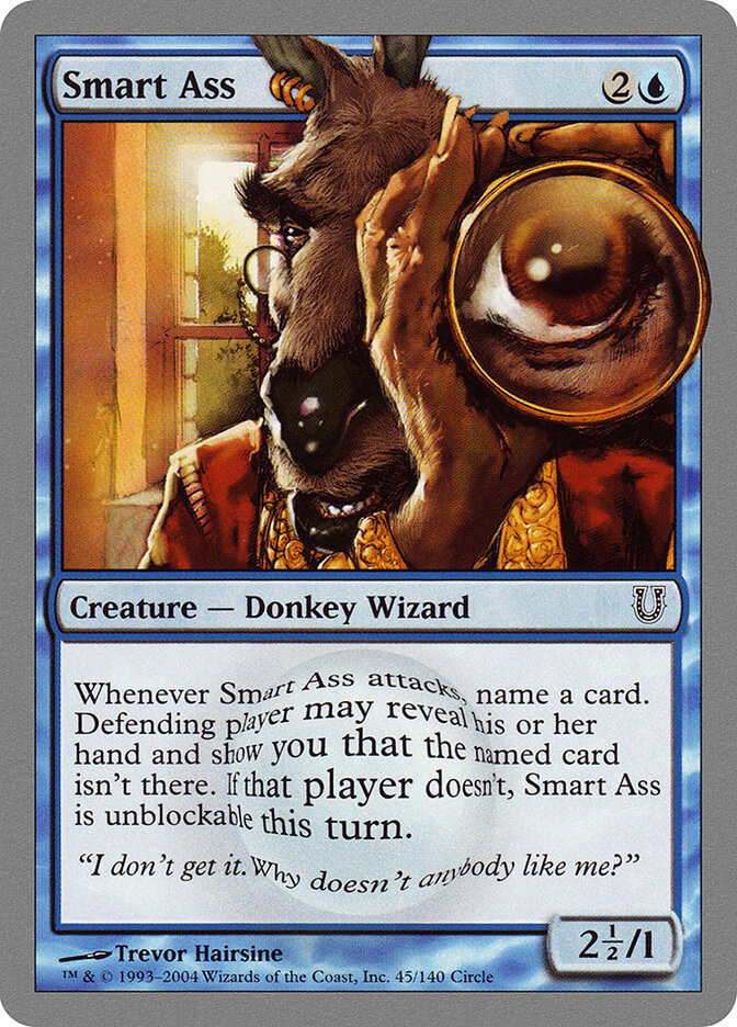 Smart Ass card front