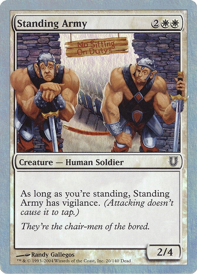 Standing Army card front