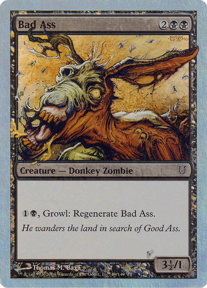 Bad Ass card front