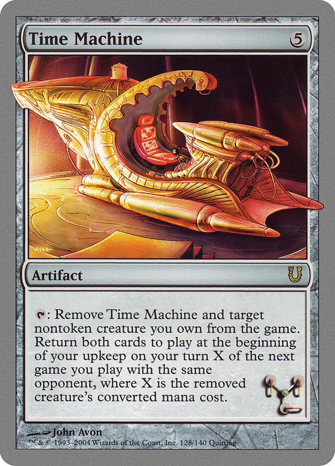 Time Machine card front