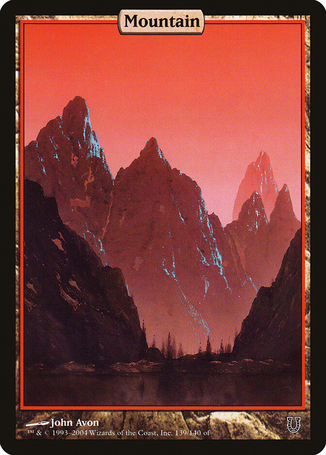 Mountain card front