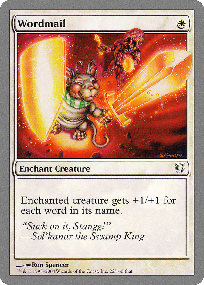 Wordmail card front