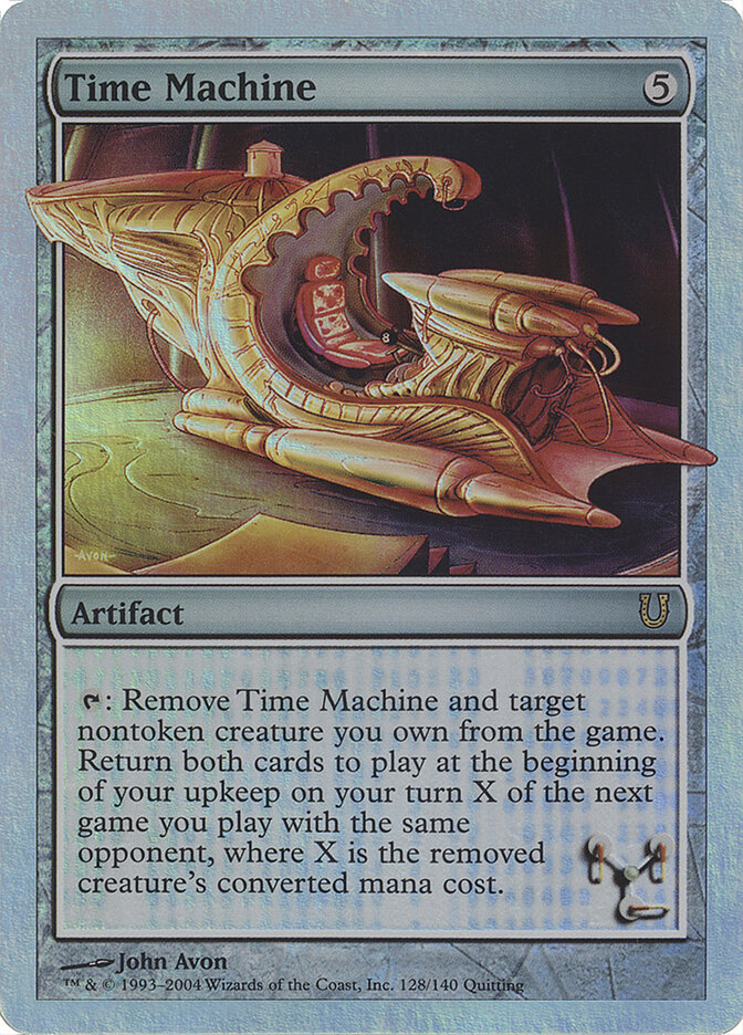 Time Machine card front