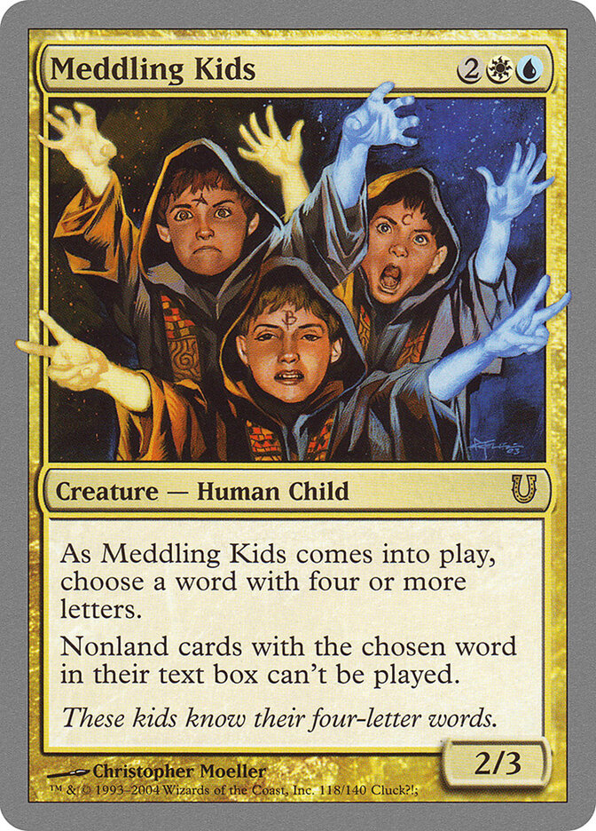 Meddling Kids card front