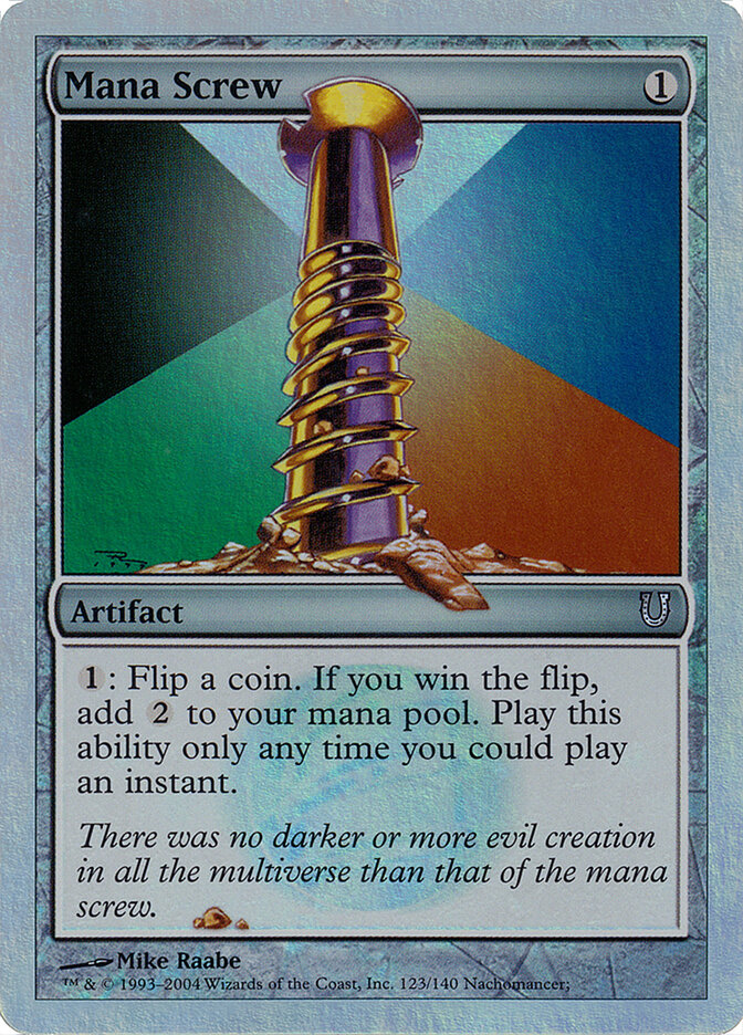 Mana Screw card front