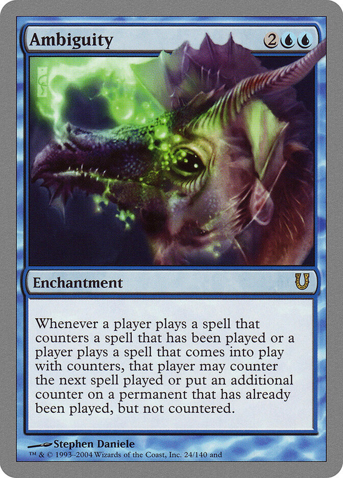 Ambiguity card front