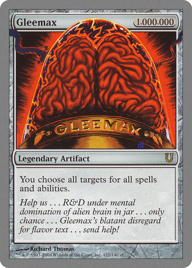 Gleemax card front
