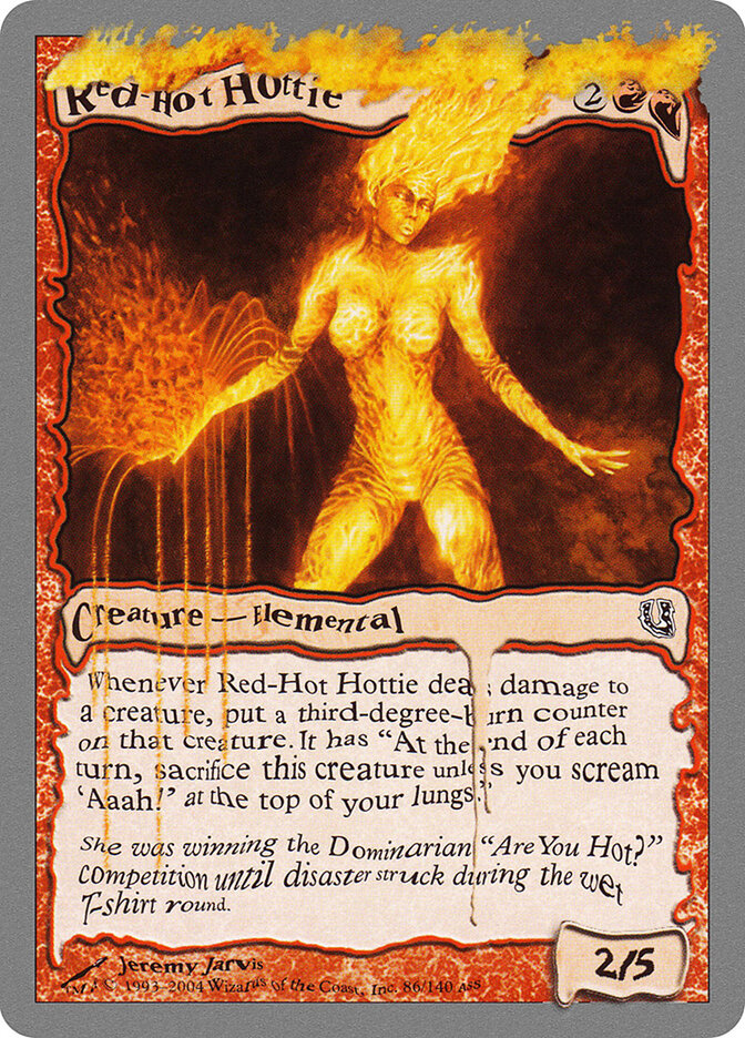 Red-Hot Hottie card front