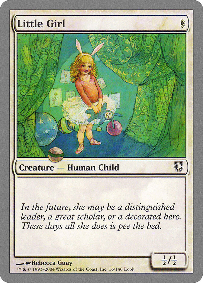 Little Girl card front