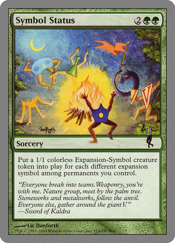Symbol Status card front