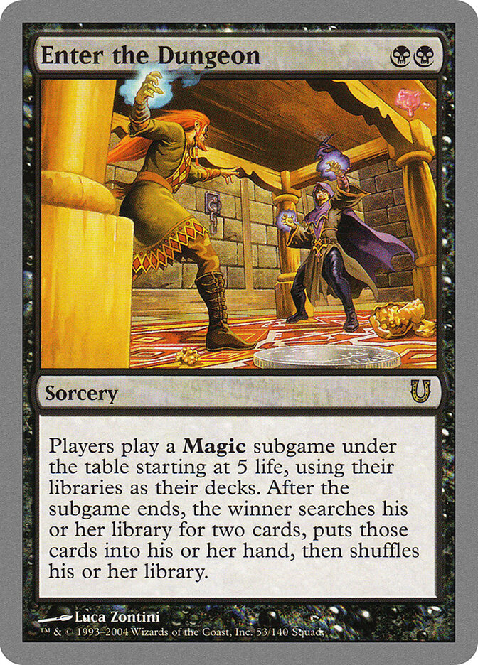Enter the Dungeon card front