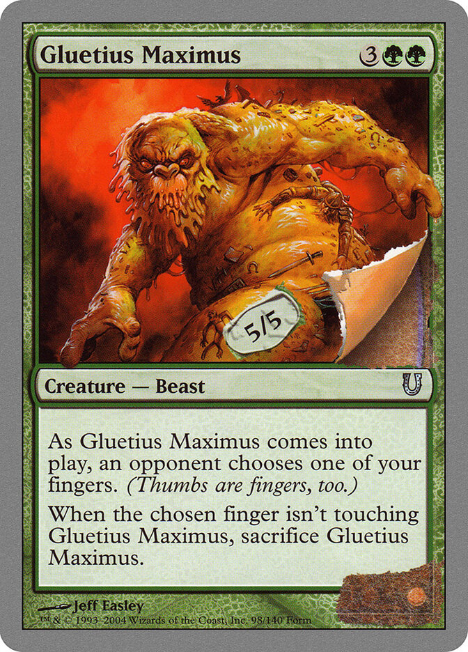 Gluetius Maximus card front