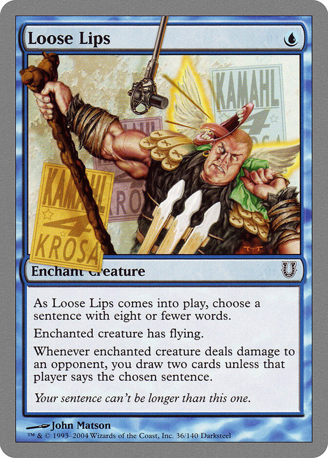 Loose Lips card front