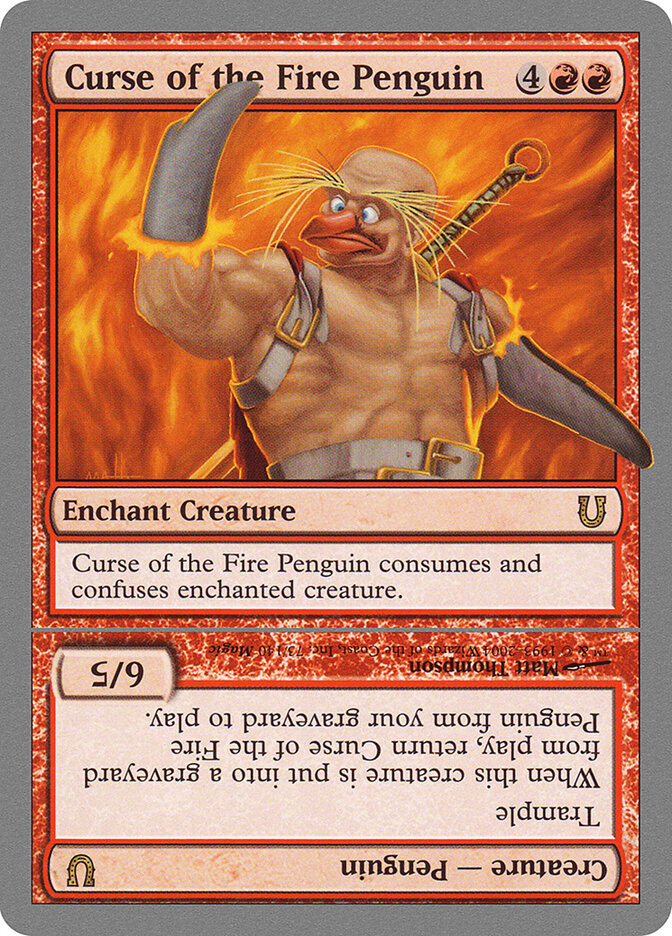 Curse of the Fire Penguin card front