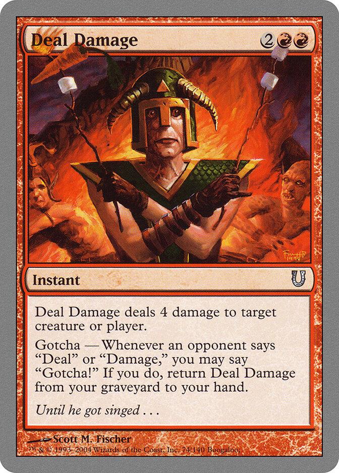 Deal Damage card front