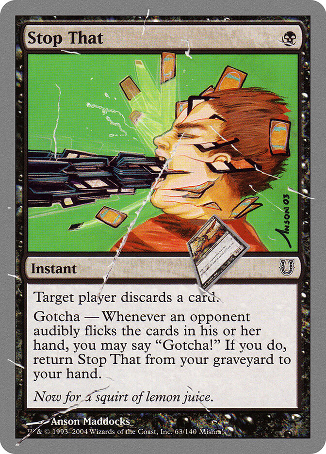Stop That card front
