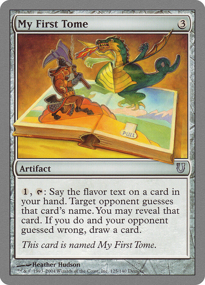 My First Tome card front