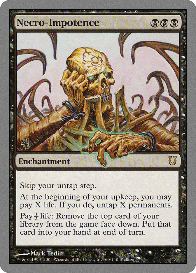 Necro-Impotence card front