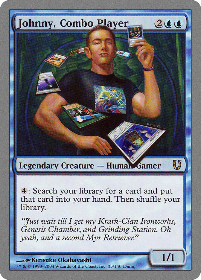 Johnny, Combo Player card front