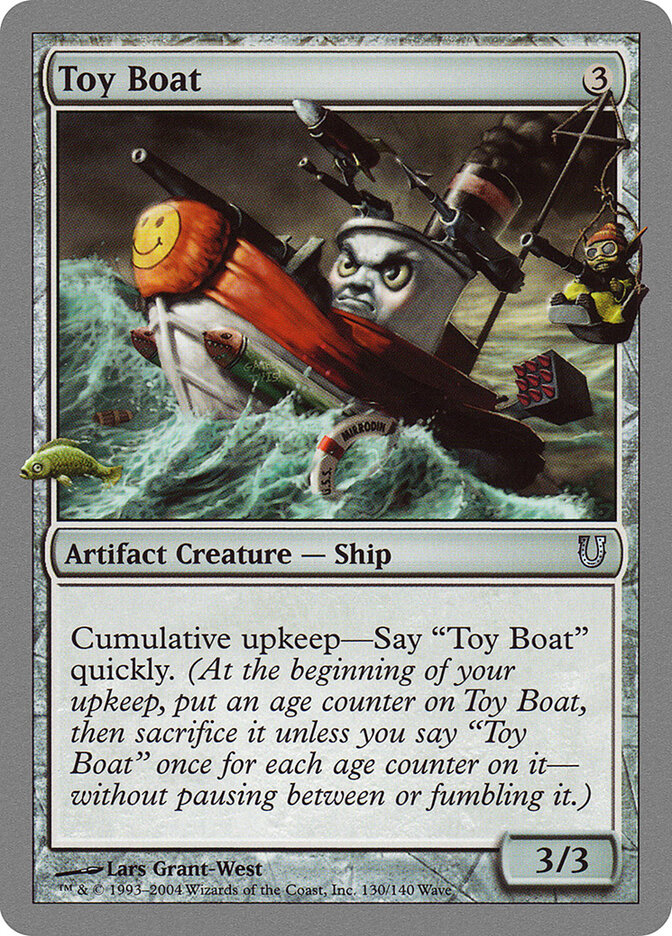 Toy Boat card front