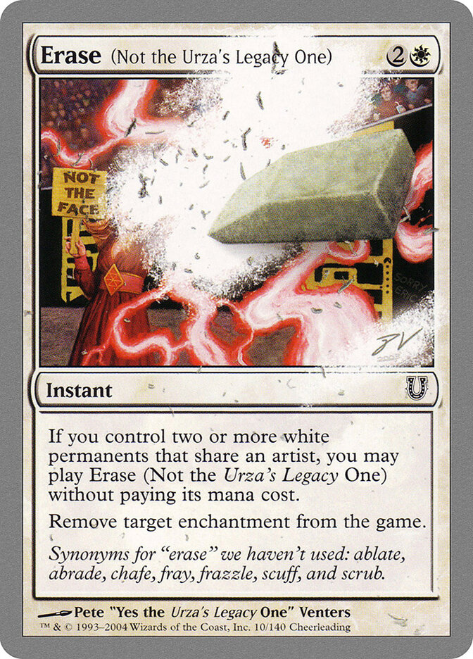 Erase (Not the Urza's Legacy One) card front