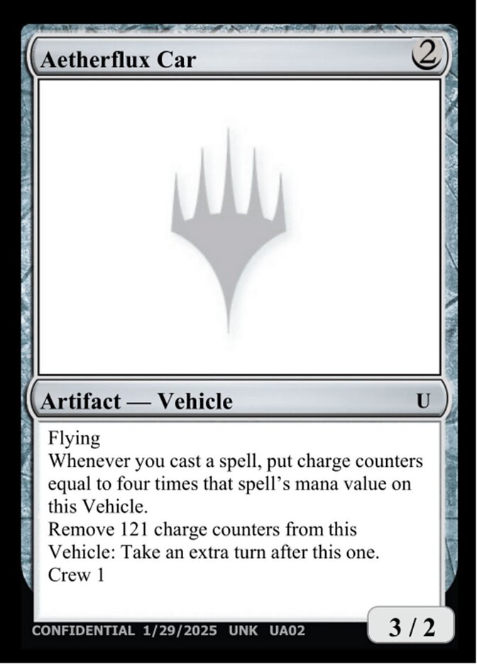 Aetherflux Car card front