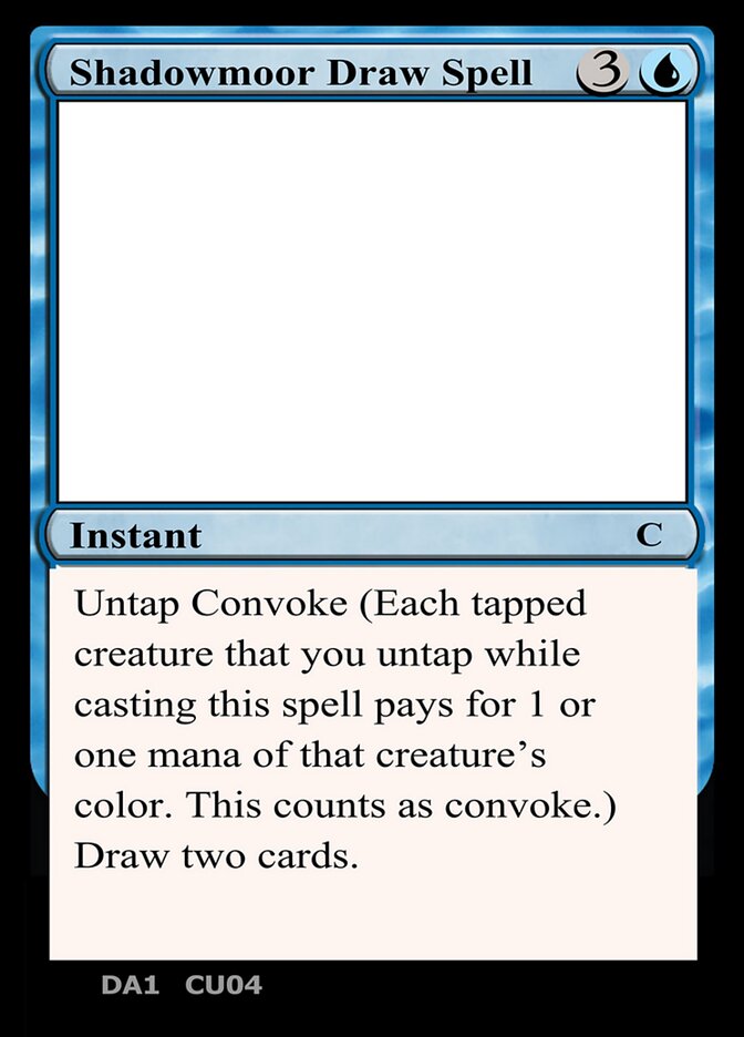 Shadowmoor Draw Spell card front