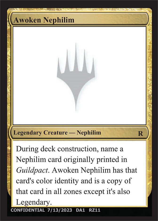 Awoken Nephilim card front