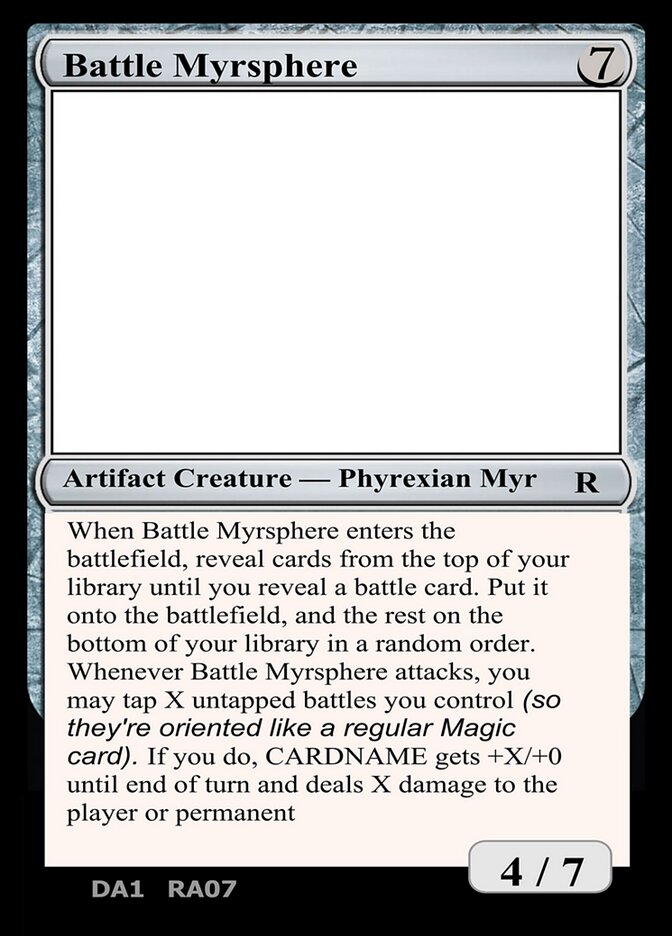 Battle Myrsphere card front