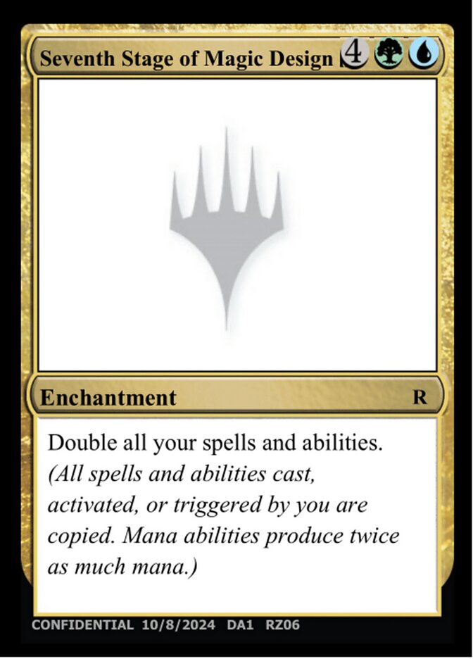 Seventh Stage of Magic Design card front