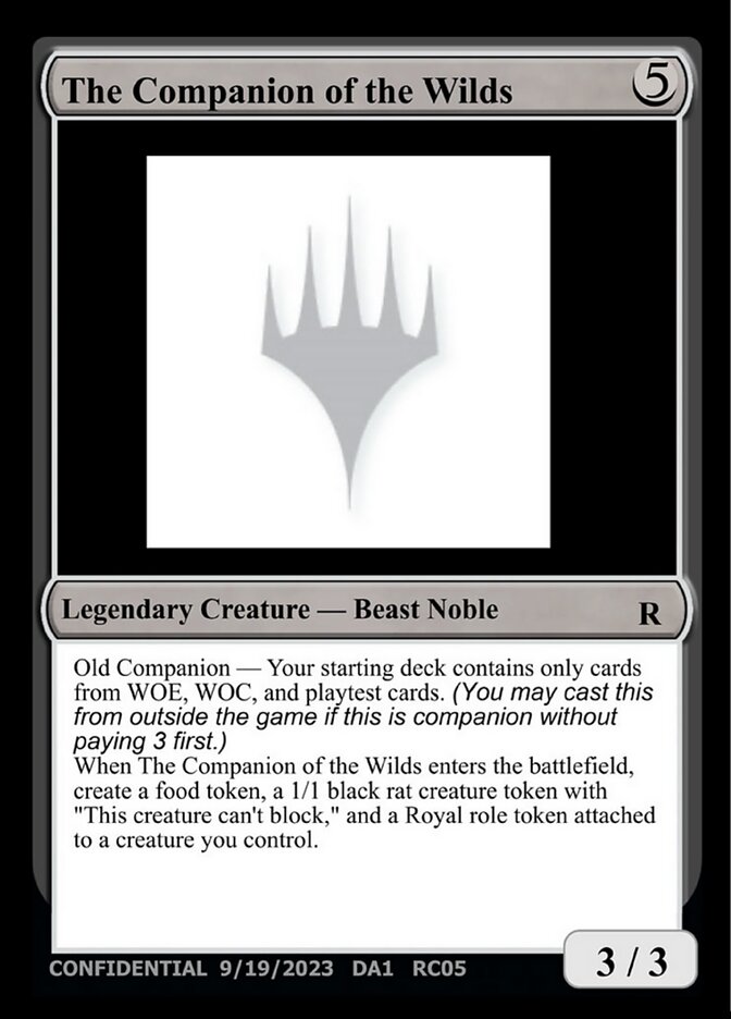 The Companion of the Wilds card front
