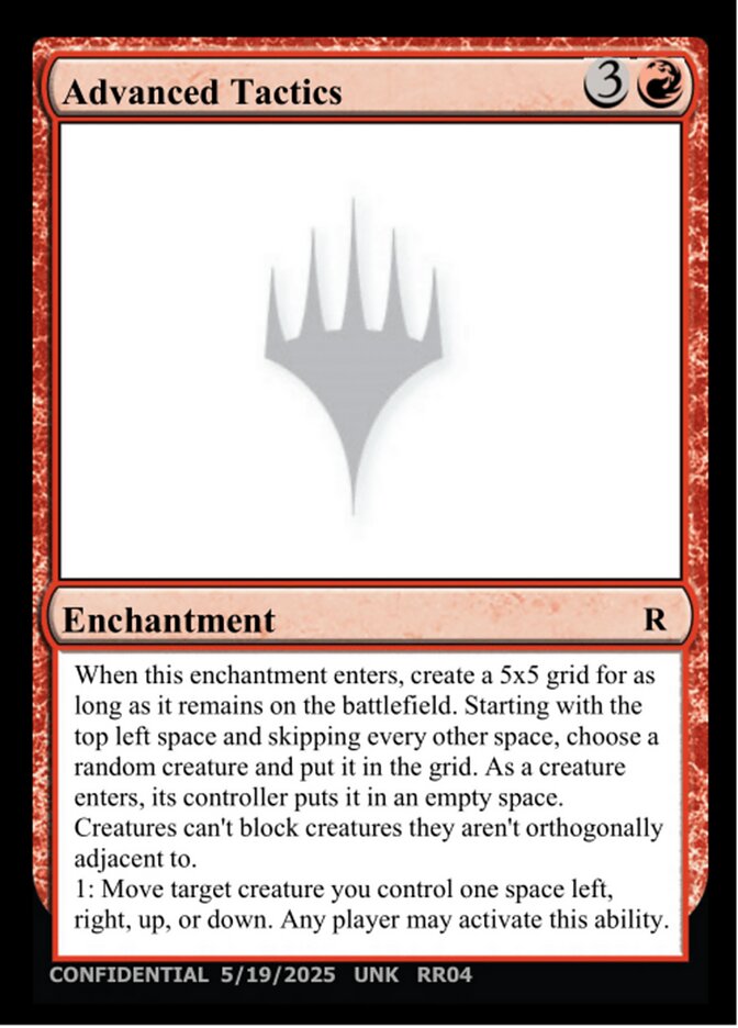 Advanced Tactics card front