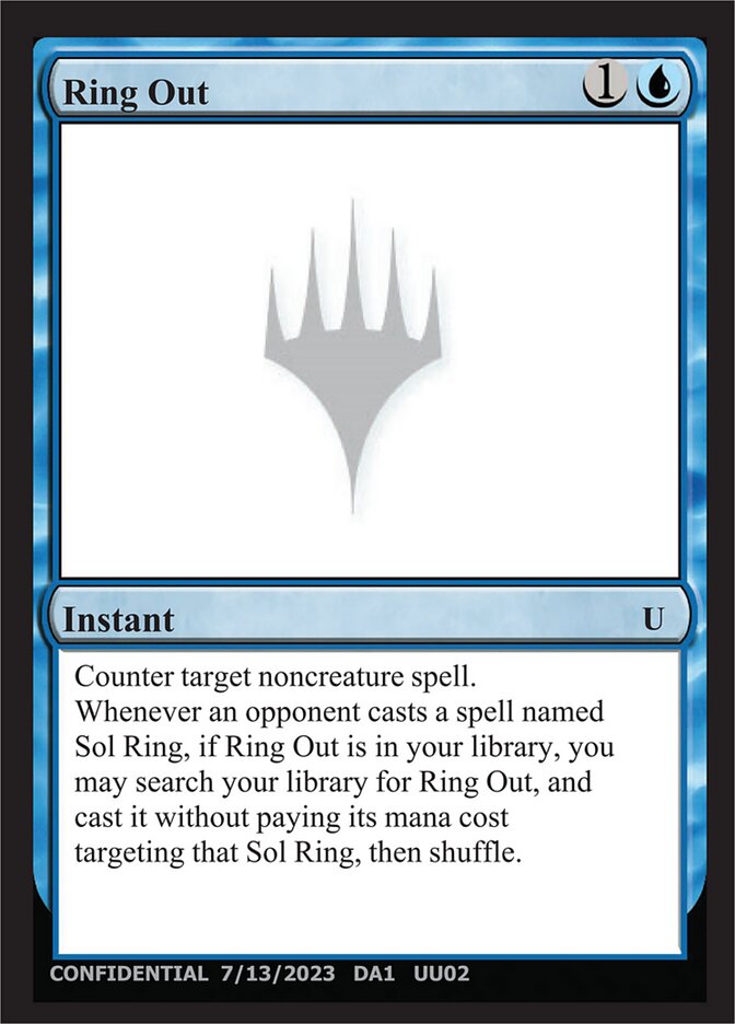Ring Out card front