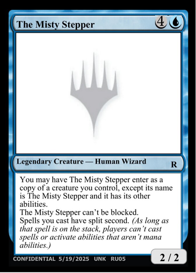 The Misty Stepper card front