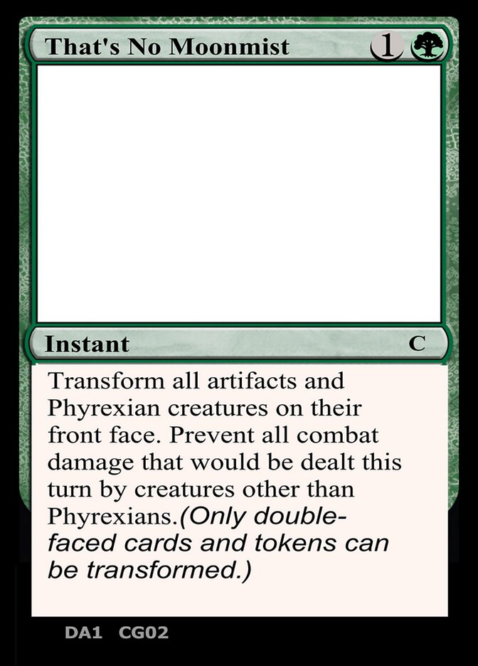 That's No Moonmist card front