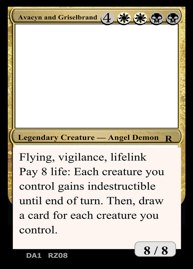 Avacyn and Griselbrand card front