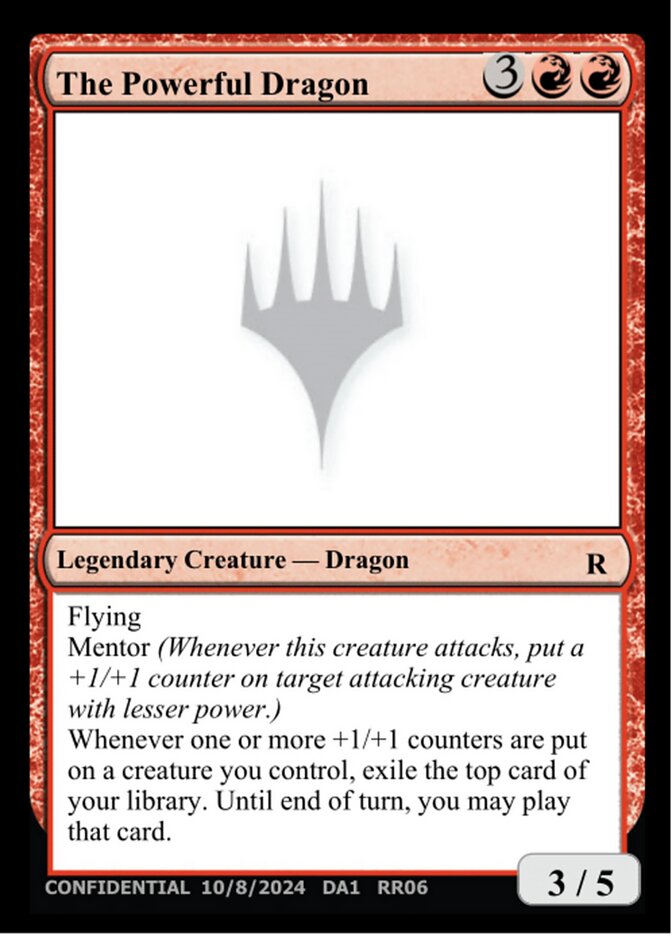 The Powerful Dragon card front