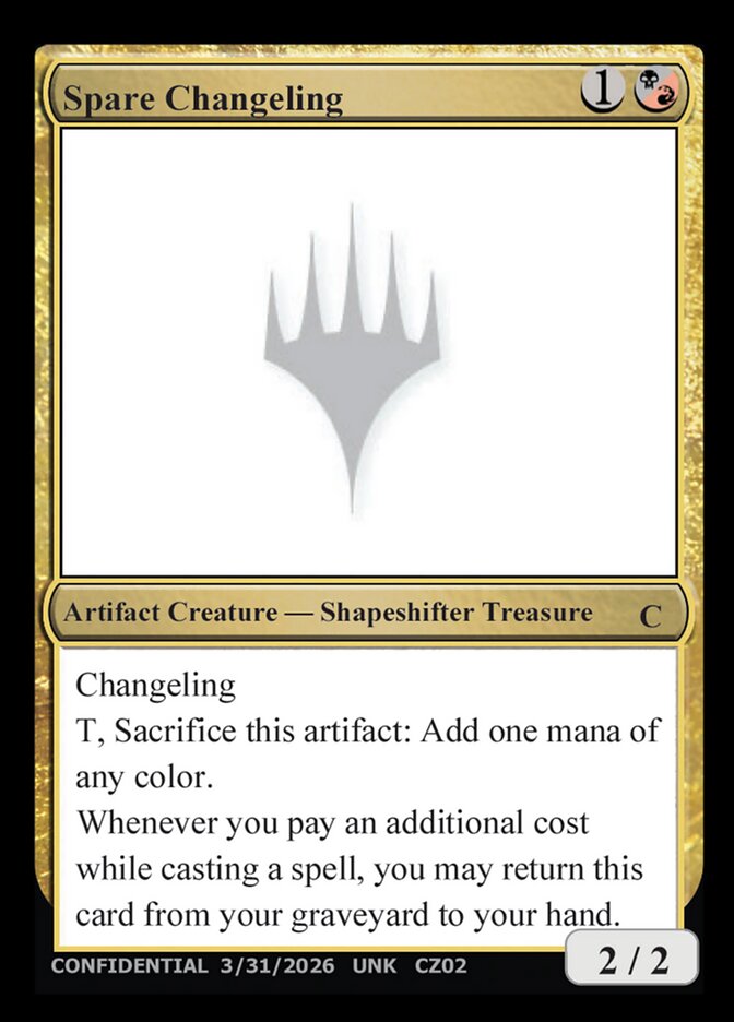 Spare Changeling card front